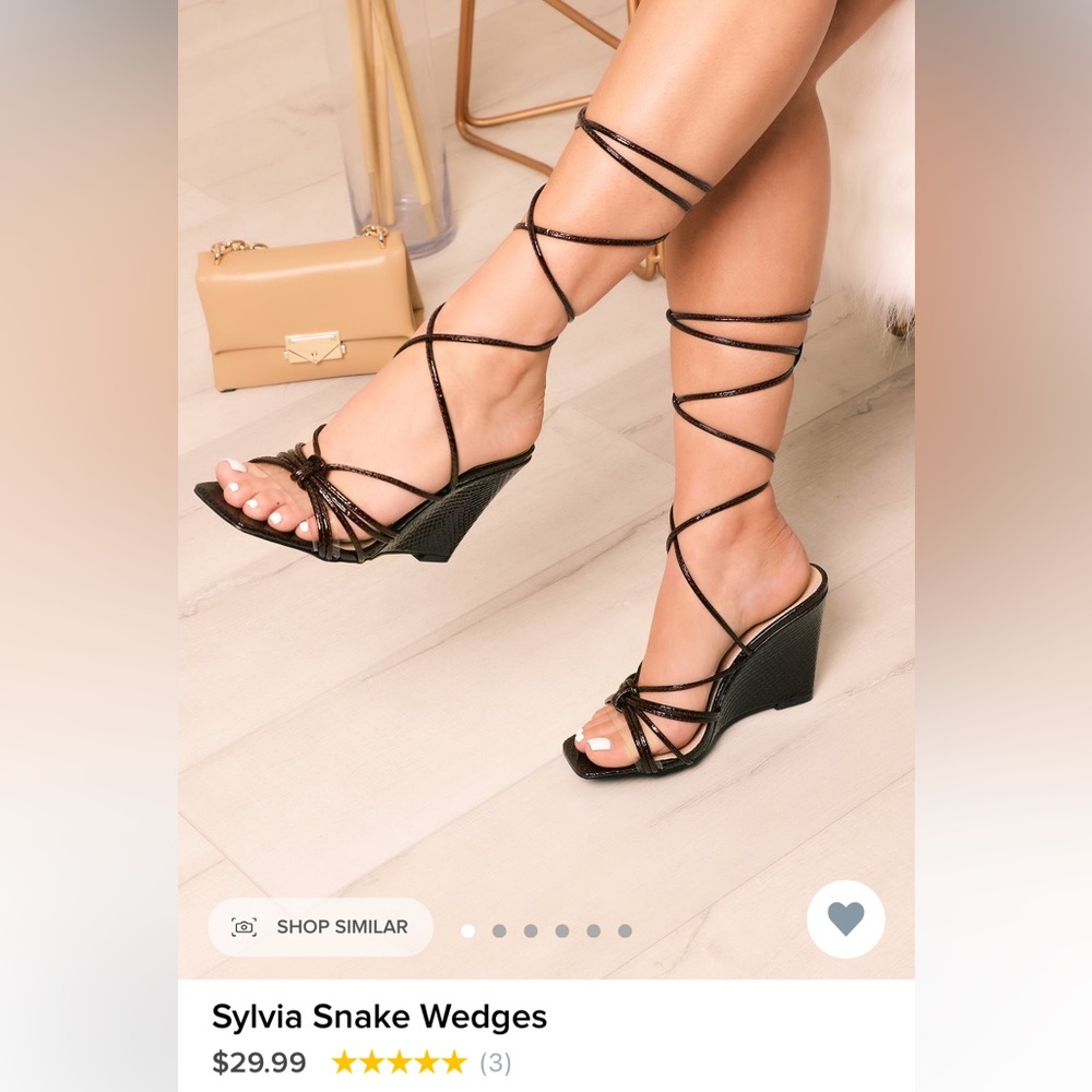 Brown Fashion Nova Wedges